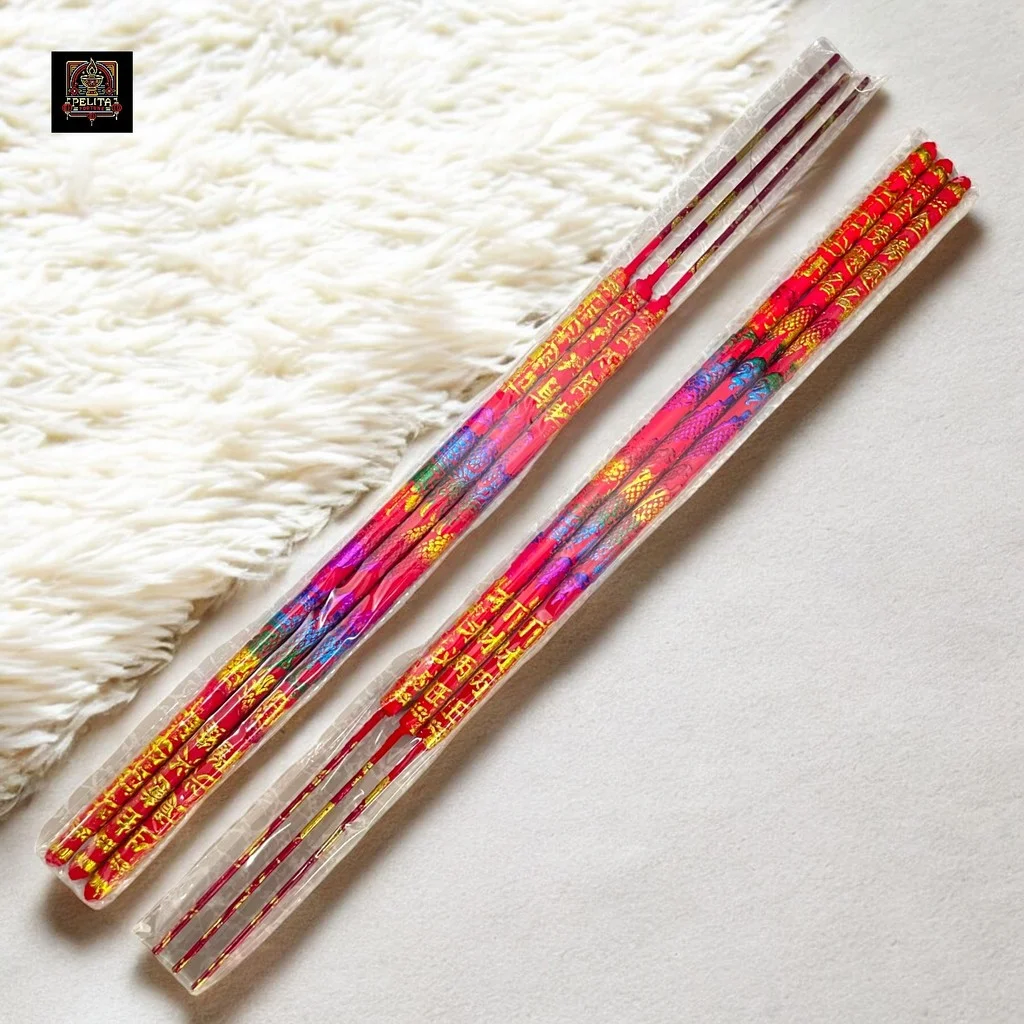 Hio Naga / Dupa Naga 48 cm Ukir Timbul Isi 3 Batang 1