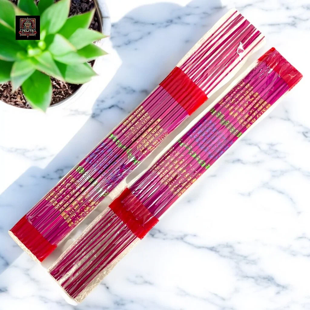 Dupa Huruf Merah Warna Warni 48 cm Isi 18 Stik 1