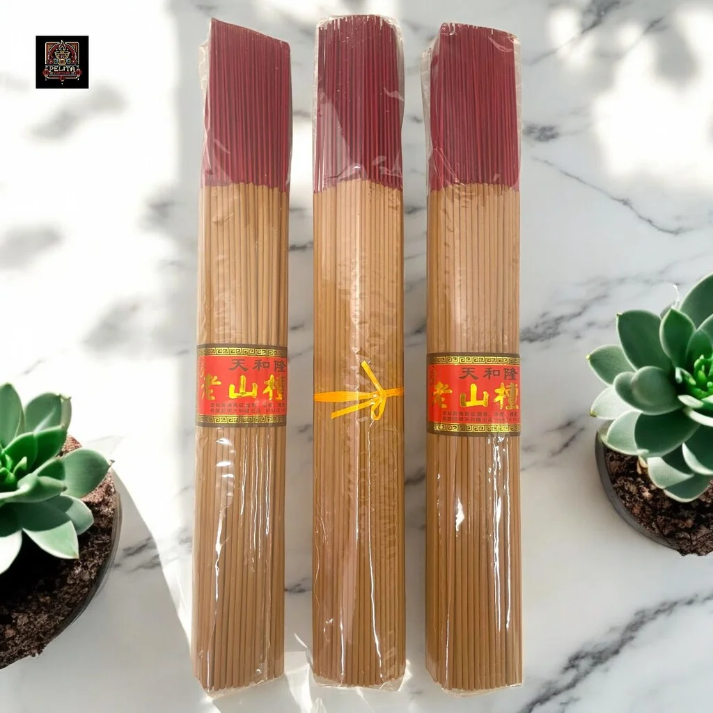 Dupa Import Wangi Kayu Cendana Laosan Sandalwood 40 cm 3 mm Warna Natural 500 gram 1