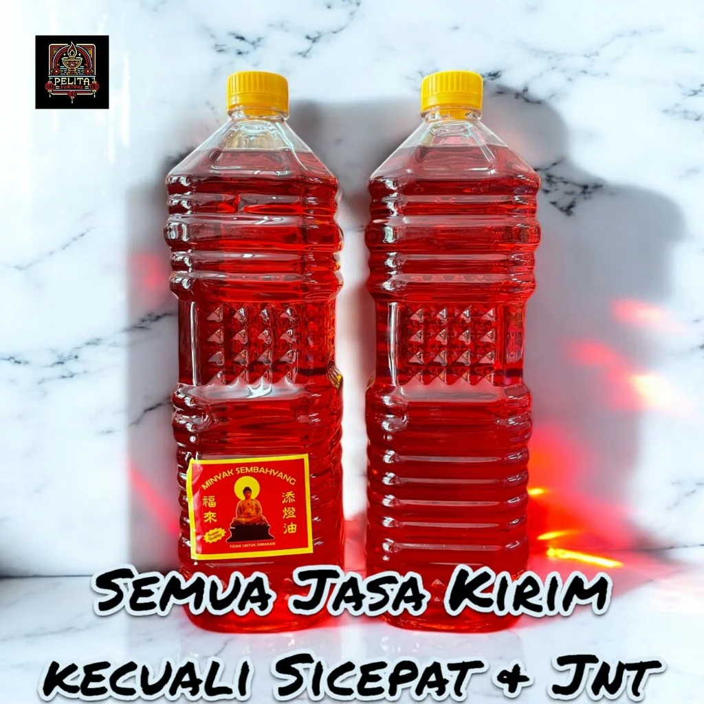 Minyak Merah Sembahyang - Segi Full Khusus Instant/Sameday - (1 Dus Isi 6) 1