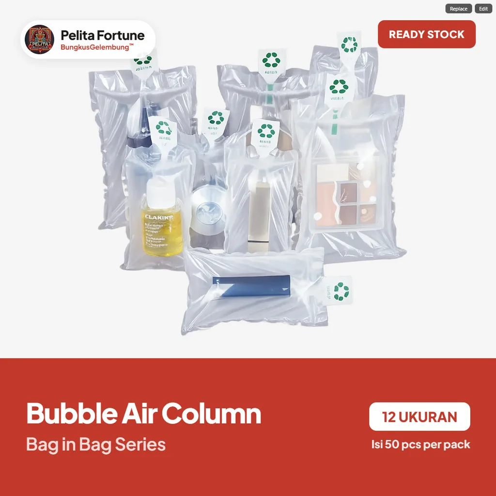 BungkusGelembung Bag in Bag Series 12 Variasi Ukuran Barang Dalam Kantong Udara - Pelita Fortune 1
