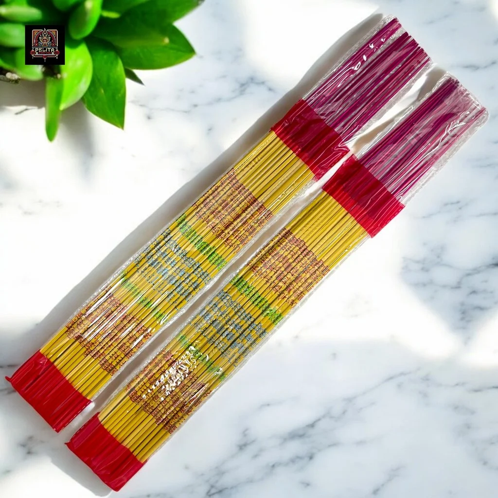 Dupa Huruf Kuning Less Smoke 48cm Isi 30 Batang 1